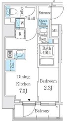 菊川駅 徒歩4分 4階の物件間取画像